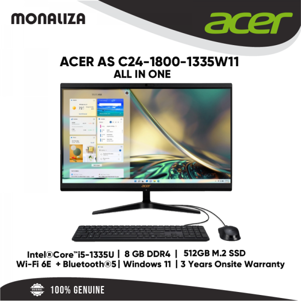 Acer AS C24-1800-1335W11 All In One